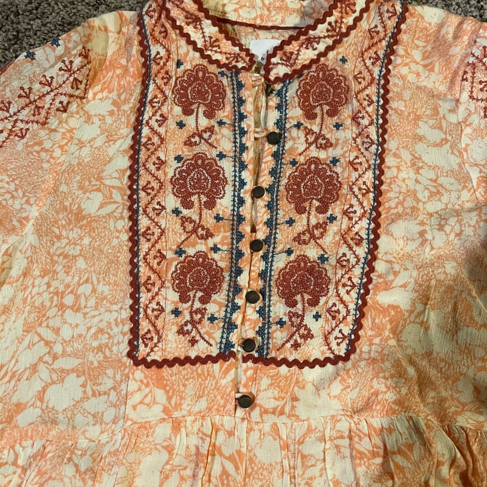 NWT Anthropologie Claudia Embroidered Tuni… - Picture 4 of 6